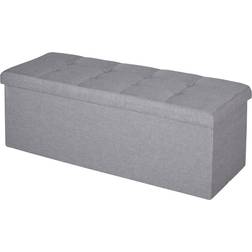 Homcom Upholstered Gray Opbevaringsbænk 38x38cm