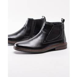 Rieker Svarta chelsea boots skinn