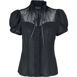 Acid Doll Coalette Blouse - Black