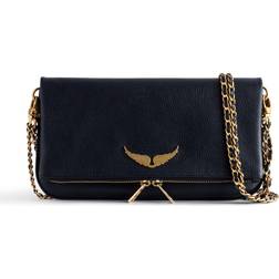 Zadig & Voltaire Clutch Mørkeblå/Guld