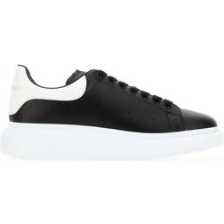Alexander McQueen Black Sneakers With White Heel Black