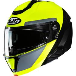 HJC i91 Bina MC3H Hjälm - Svart/Fluo Gul