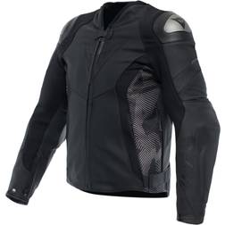 Dainese Avro 5 Leather Jacket - Black/Grey