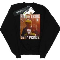 Disney The Muppets Kiss Frog Get Prince Sweatshirt - Black