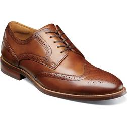 Florsheim Men's Ruvo Wingtip Oxford Dress Shoes Cognac Cognac