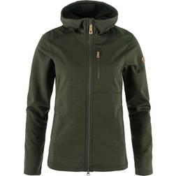 Fjällräven Keb Fleece Hoodie Women Deep Forest-662