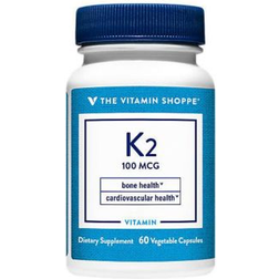 The Vitamin Shoppe Vitamin K2 Supports Bone & Cardiovascular Health 100 MCG 60 pcs