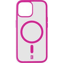 Cellularline Custodia PopMag Iphone 15, COVER MAGSAFE per Apple iPhone 15,FUCSIA