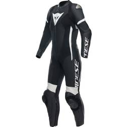 Dainese Perforated Leather Suit - Black/White Woman
