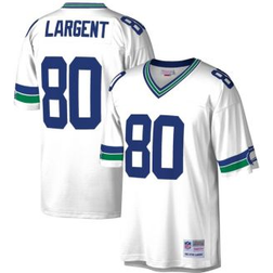 Mitchell & Ness Men's Steve Largent White Seattle Seahawks Legacy Replica Jersey