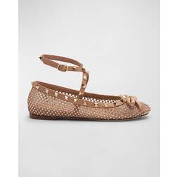 Valentino Garavani Pink Rockstud Ballerina Flats IT