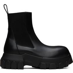 Rick Owens Black Beatle Bozo Tractor Boots Black/Black IT