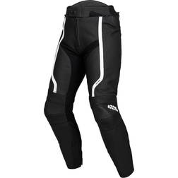 iXS RS-600 Läderbyxor - Svart/Vit