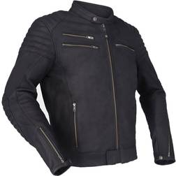 Richa Charleston Motorrad Lederjacke, schwarz, Größe