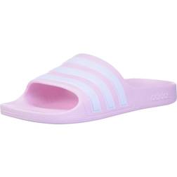 Adidas Adilette Aqua Slide Sandal in Clpink/ftw