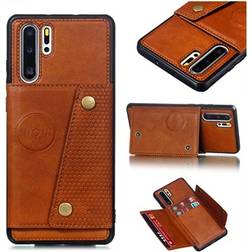 MTP Products Huawei P30 Pro Pung Cover Med Kortholder Brun