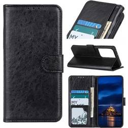 MTP Products Samsung Galaxy S21 Ultra 5G Pung Taske med Stand Sort