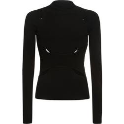 Dion Lee Black Interlink Turtleneck Black