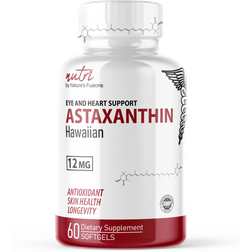 Nature's Fusions Nutri Astaxanthin Grown In Hawaii 12mg 60 pcs