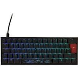 Ducky One 2 Pro Mini 60% Mechanical Keyboard Black MX Cherry Silver