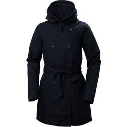 Helly Hansen Women's II Insulated Trench Coat Navy Navy Blue