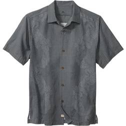Tommy Bahama Bali Border Silk Camp Shirt - Shadow