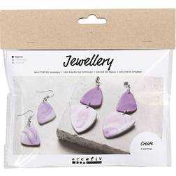 Creativ Company Mini Craft Kit Marmorerade Ørerings