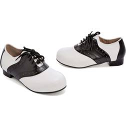 Ellie Shoes Black and White Saddle Girl's Shoes Girl's Costume Shoes As Shown