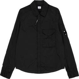 C.P. Company Chrome-R Zipped Overshirt - Black