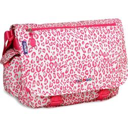 J World Terry Messenger Bag - Pink/White