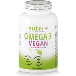 Nutri Plus Omega 3 Vegan Capsules 60 pcs