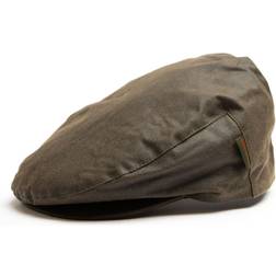 Barbour Lifestyle Waxed Flat Cap Olive