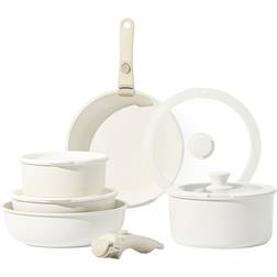 Carote Kastruller Set med lock 11 delar