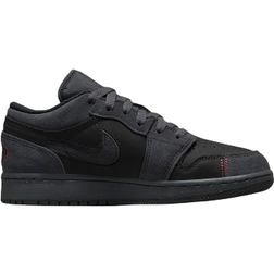 NIKE Air Jordan 1 Low SE Craft GS - Dark Smoke Grey/Varsity Red/Black