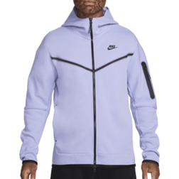 Nike Men's Sportswear Tech Fleece Full-Zip Hoodie - Light Thistle/Black