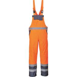 Portwest S488 Hi-Vis Breathable Contrast Rain Bib & Brace