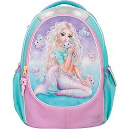 Depesche Mermaid School Backpack - Turquoise/Pink