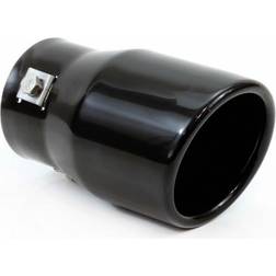 Amio MT 017B Ändrör Slutrör 76 Svart Ädelstål 130 100 63