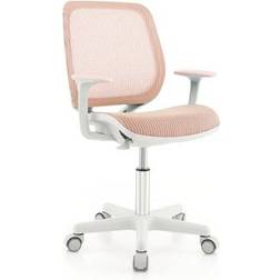 Costway Swivel Mesh Children Computer Chair with Adjustable Height-Pink