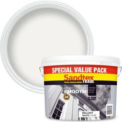 Sandtex Sandtex Trade High Cover Smooth Masonry Concrete Paint White