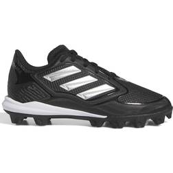 adidas Kid's Purehustle 3 MD Cleats - Core Black/Silver Metallic/Silver Metallic