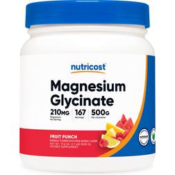 Nutricost Magnesium Glycinate Powder Fruit Punch 500g