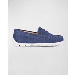 Geox Kid's New Fast Suede Pre-Walker Loafers, Toddler/Kids