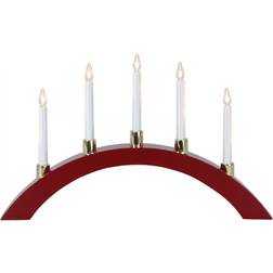 Star Trading Halla Red Candle Bridge 55cm