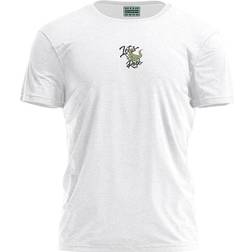 Bona Basics Men's Digital Printed Basic T-shirt - White