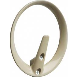 Essem Design Gloria Beige Grey Coat Hook 12.2cm