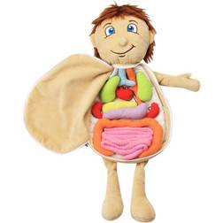 Spactz Kids Assembled Plush Body Organs Toy Human Body Anatomy Doll