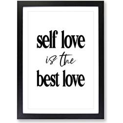 East Urban Home Self Love Black Framed Art 48x65cm