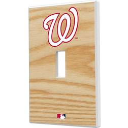 Keyscaper Washington Nationals Baseball Bat Design Single Toggle Light Switch Plate