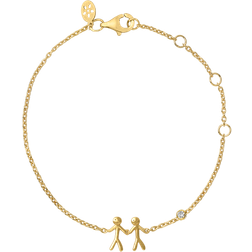 ByBiehl Together My Love Bracelet - Gold/Transparent
